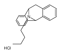12-butyl-10,11-dihydro-5H-5,10-epiminodibenzo[a,d][7]annulene hydrochloride结构式