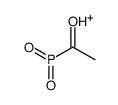 acetylphosphinic acid Structure