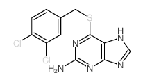 6-[(3,4-dichlorophenyl)methylsulfanyl]-5H-purin-2-amine picture