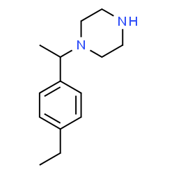 Piperazine, 1-[1-(4-ethylphenyl)ethyl]- (9CI)结构式
