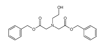 [Benzyloxycarbonylmethyl-(2-hydroxy-ethyl)-amino]-acetic acid benzyl ester结构式