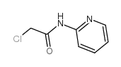 2-氯-N-吡啶-2-基乙酰胺结构式