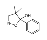 4,4-dimethyl-5-phenyl-1,2-oxazol-5-ol结构式