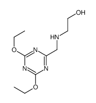 2-[(4,6-diethoxy-1,3,5-triazin-2-yl)methylamino]ethanol结构式