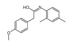 N-(2,4-dimethylphenyl)-2-(4-methoxyphenyl)acetamide Structure