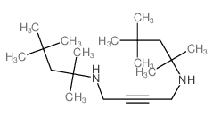 N,N-bis(2,4,4-trimethylpentan-2-yl)but-2-yne-1,4-diamine结构式