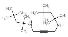 N,N-bis(2,4,4-trimethylpentan-2-yl)but-2-yne-1,4-diamine structure