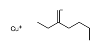 copper(1+),3-methanidylideneheptane Structure