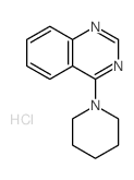 Quinazoline,4-(1-piperidinyl)-, hydrochloride (1:1)结构式