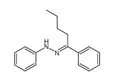valerophenone phenylhydrazone Structure