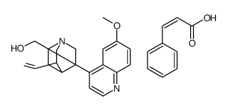 (8alpha,9R)-9-hydroxy-6'-methoxycinchonanium cinnamate结构式