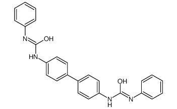 1-phenyl-3-[4-[4-(phenylcarbamoylamino)phenyl]phenyl]urea Structure