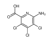 2-Pyridinecarboxylic acid, 6-amino-3,4,5-trichloro- Structure