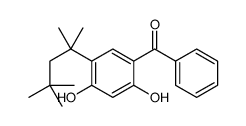 [2,4-dihydroxy-5-(2,4,4-trimethylpentan-2-yl)phenyl]-phenylmethanone结构式