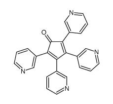 2,3,4,5-tetrapyridin-3-ylcyclopenta-2,4-dien-1-one Structure
