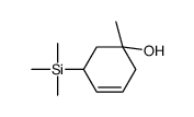 1-methyl-5-trimethylsilylcyclohex-3-en-1-ol结构式