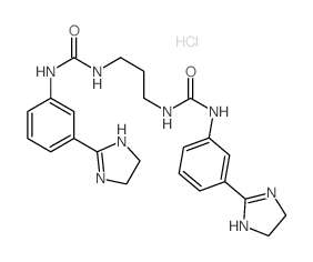 3-[3-(4,5-dihydro-1H-imidazol-2-yl)phenyl]-1-[3-[[3-(4,5-dihydro-1H-imidazol-2-yl)phenyl]carbamoylamino]propyl]urea picture