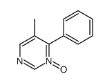 5-methyl-1-oxido-6-phenylpyrimidin-1-ium结构式