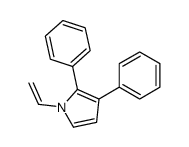 1-ethenyl-2,3-diphenylpyrrole Structure