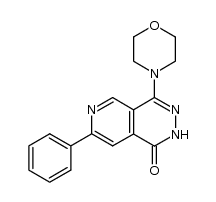 4-morpholino-7-phentlpyrido[3,4-d]pyridazin-1(2H)-one Structure