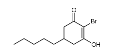 5-n-amyl-2-bromocyclohex-2-ene-3-ol-1-one结构式