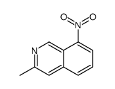 3-methyl-8-nitroisoquinoline结构式