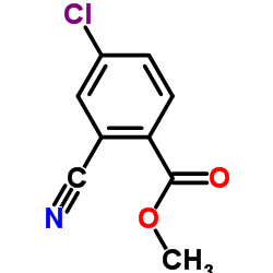 Methyl 4-chloro-2-cyanobenzoate structure