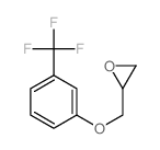 2-[[3-(trifluoromethyl)phenoxy]methyl]oxirane structure