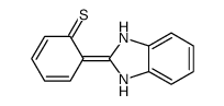 6-(1,3-dihydrobenzimidazol-2-ylidene)cyclohexa-2,4-diene-1-thione Structure