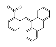 10-[(2-nitrophenyl)methylidene]-9H-anthracene Structure