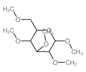 a-D-Glucopyranoside, methyl2,3,4,6-tetra-O-methyl-结构式