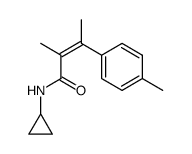 (Z)-2-Methyl-3-p-tolyl-but-2-enoic acid cyclopropylamide结构式