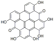 1,3,4,6,8,13-Hexahydroxyphenanthro[1,10,9,8-opqra]perylene-7,14-dione structure