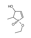 1-ethoxy-2-methyl-1-oxo-2,3-dihydro-1λ5-phosphol-3-ol结构式