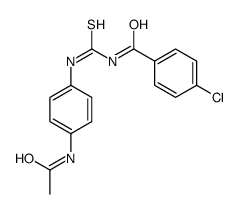 N-[(4-acetamidophenyl)carbamothioyl]-4-chlorobenzamide结构式