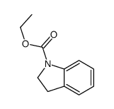 ethyl 2,3-dihydroindole-1-carboxylate Structure