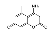 4-amino-5-methyl-3H-chromene-2,7-dione Structure