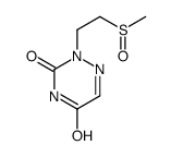 2-(2-methylsulfinylethyl)-1,2,4-triazine-3,5-dione结构式