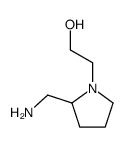 2-[2-(aminomethyl)pyrrolidin-1-yl]ethanol结构式