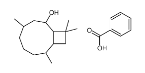 benzoic acid,2,6,10,10-tetramethylbicyclo[7.2.0]undecan-8-ol Structure