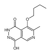 8-butoxy-7-methyl-2,3-dihydropyrido[3,4-d]pyridazine-1,4-dione结构式