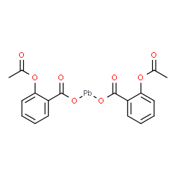 bis(o-acetoxybenzoato)lead Structure