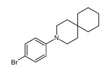 3-(4-bromophenyl)-3-azaspiro[5.5]undecane结构式