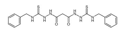 4,4'-dibenzyl bis malonyl thiosemicarbazide结构式