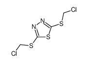 2,5-bis<(chloromethyl)thio>-1,3,4-thiadiazole Structure