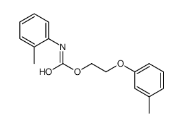 2-(3-methylphenoxy)ethyl N-(2-methylphenyl)carbamate Structure