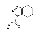 1-(4,5,6,7-tetrahydroindazol-1-yl)prop-2-en-1-one结构式