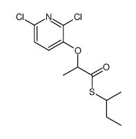 2-(2,6-Dichloro-pyridin-3-yloxy)-thiopropionic acid S-sec-butyl ester Structure