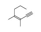 3,4-dimethylhept-3-en-1-yne结构式