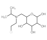 Glucopyranose,6-[(2-chloroethyl)isopropylamino]-6-deoxy-, hydrochloride, D- (8CI)结构式